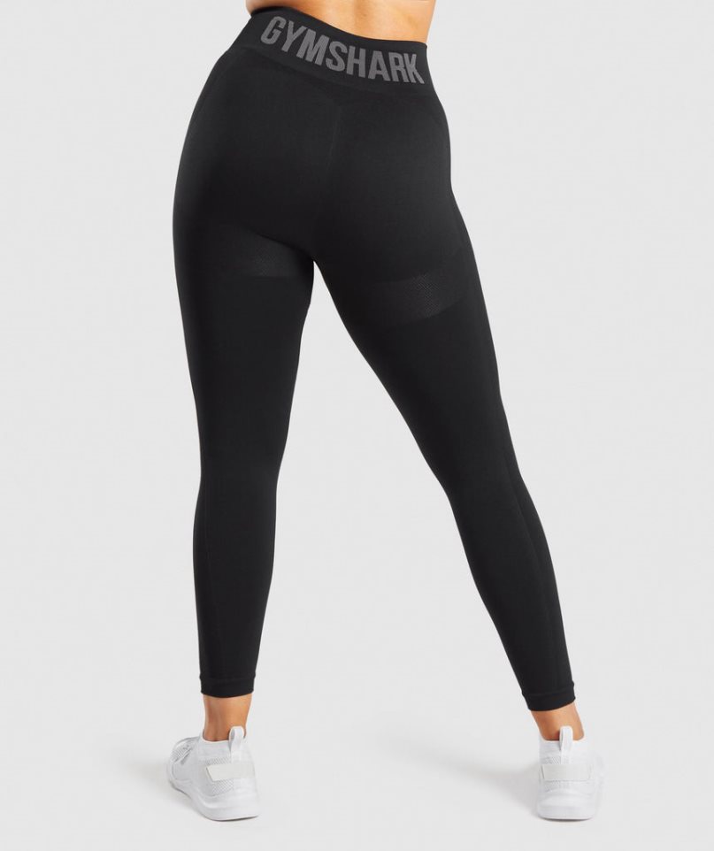 Legginsy Gymshark Flex High Waisted Damskie Czarne | PL 182JYT